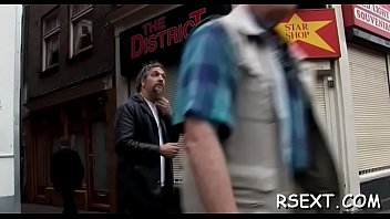 Favourable dude gets his dick sucked hard by an amsterdam