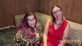 trio vaginal hard : mon mec me baise a fond pendant que ma copine me leche et participe