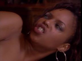 Pussy licked ebony babe is getting fucked by a white dude