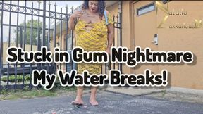 Stuck in Gum Nightmare My Water Breaks 4k