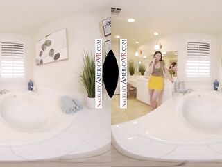 Wicked America - Alyx Star is in your bathroom tub and that babe's lust for ramrod!!