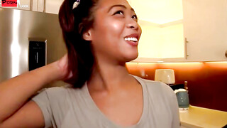 Asian Slut Gives Her All In A Wild Office Fuck And Rides The Big Dick