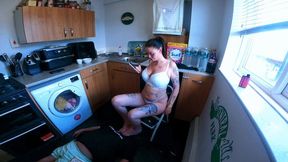 Feet On Face In The Kitchen 3 (4K)
