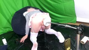 Rubber Fist During Anal Enema