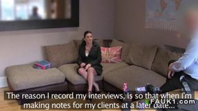 British escort enjoys anal&#x1F44C; session during casting call