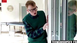 TeensGoHard - Group-Fuck with Spectacles Stud & Friends