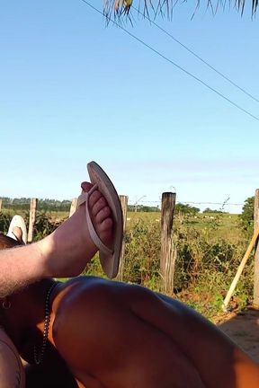 I Went to Visit My Farm and Ended up Having Sex with the Cowboy He Fucked Me Like a Slut.