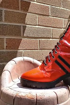 Vintage Red Knee High Boots - Boot Show Vol 2