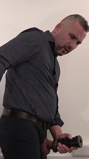 Teacher Uses Masturbator and Gives JOI