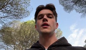 bro was so horny that he busted a nut right there on the hike