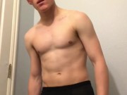 Twink strips post workout (compilation)