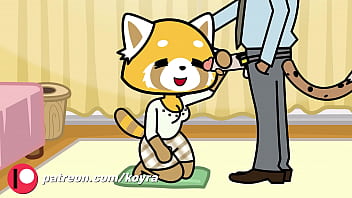 Aggretsuko porn parody Retsuko rage sex, first minute preview - public release aug 3