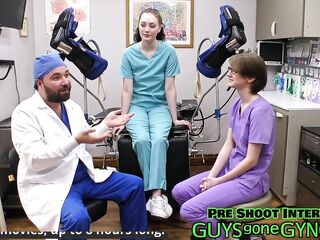 The Cum Clinic Extraction #14 - Nurse Azra Iahmir & Virgin Nurse Luci Starr