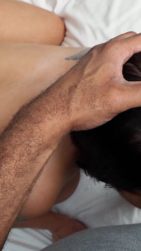 Megan Sky Big Tits POV Interracial Cum in Mouth Blowjob