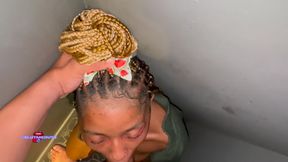 Tiny Teen Fucked Like a Rag Doll. Ebony Throat Fucked, Spit on, and Rimming Facial