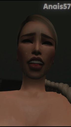 Blond Futa Dominates Hot MILF