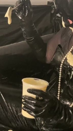 Messy Food Fetish Solo Orgy -.Short Version   Clip 1