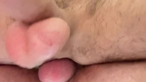 frozen random load cum cubes shoved up a twinks ass with bareback big dick