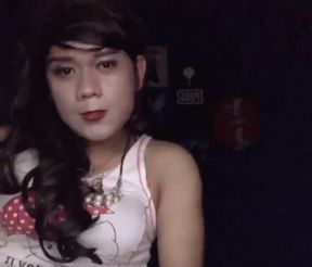 Just crossdressing midnight horny