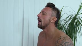 Three horny hard cocks for Eveline Dellai