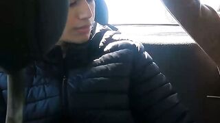 Dylan Segundo and Tonny Elliot share a hot cock ride in the backseat