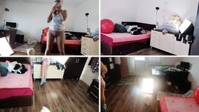 Amateur wife licks ice cream  Latina hairy pussy &mdash;  big ass