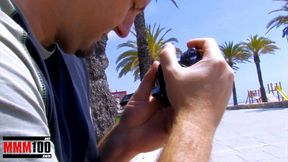 two hot pussies licking at the beach to attract cocks