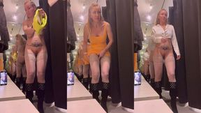 mode voyeur dans la cabine d essayage