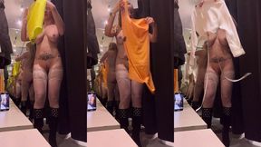 mode voyeur dans la cabine d essayage