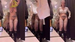 mode voyeur dans la cabine d essayage