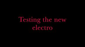 Mistress Isadora: Testing the new electro