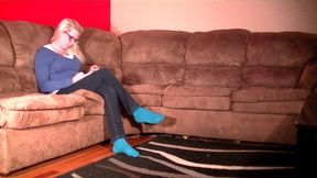 Jessica's foot fetish, part 1