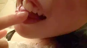 Sneaky Masturbation by Curvy Teen 18+ While Parents Unaware