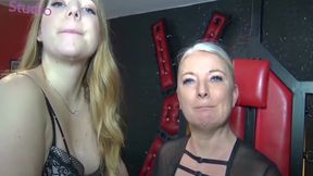 Teengirl And A Milf Pissing Each Othe In The Mouth! Teenie Swallowing Piss For The First Time! 16 Min