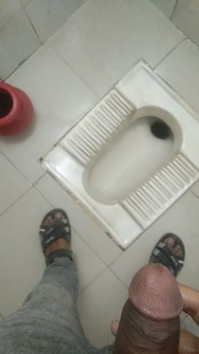 I went to the office bathroom and beat myself up