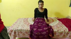 Indian roommate fucks me hard in missionary then pull my hair while enjoying