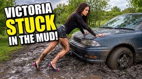 Vika Gets Deeply Stuck in the Mud Full Video 20 Min