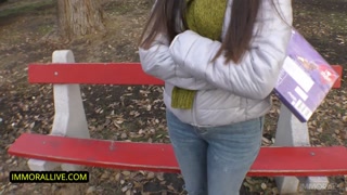 LUCKY DUDE BANGS PERFECT 10 on VALENTINE’S DAY – Natural Busty Goddess Orgasms in Your Face!