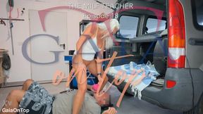 MILF teacher GaiaOnTop and BearBang have anal sex, enemas and piss play