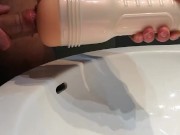 Tori Black anal Fleshlight testing
