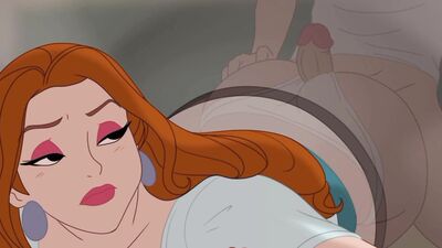 EroticgamesNC's mature cartoon porn game: Helping My Hot Landlady with the Washing Machine - Uncensored!