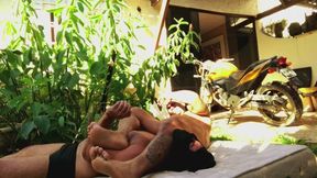 Muscular dominance in the backyard