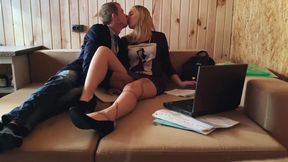 Helped with Homework and Fucked a Student in Her Tight Pussy