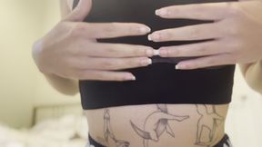 Grey Shorts on Hot Asian