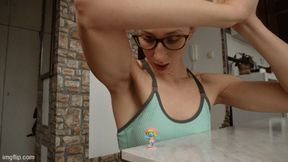 Deep and sweaty pits of a Giantess