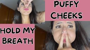 Holding your breath + silly faces