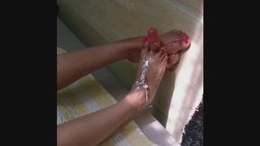 Oiled Obedience: A Divine Foot Domination Ritual