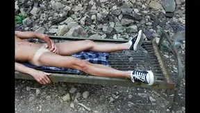 Sun-Kissed Twink Jerks Off Hot Hard Outdoors – Sultry Solo Session – 18+