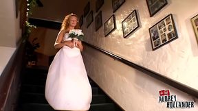 audrey gags on sascha s dick as wedding vows go filthy!
