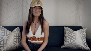 Aubrey Babcock is a slim seductress who wants a hard dick